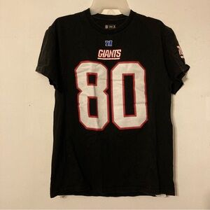 Black NY Giants #80 Cruz T-Shirt